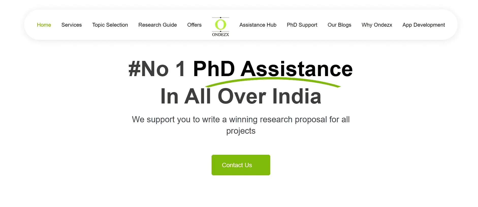 best phd assistance in india
